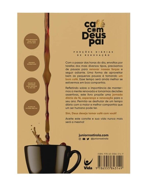 Livro Café com Deus Pai 50% Desconto - Porções Diárias de Paz - Ebook Disponível Imediatamente - Image 2
